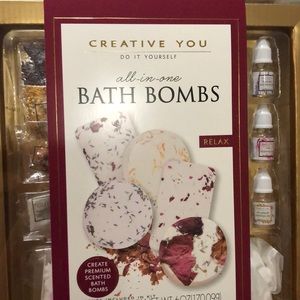 Bath bombs make yourself kit